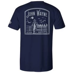 Hooey Men's John Wayne Navy T-Shirt