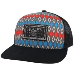 Hooey Youth "Doc" Grey/Black Trucker Ball Cap Hat 2102T-GYBK-Y