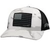 Hooey Liberty Roper White Camo Ball Cap 2110T-WHBK