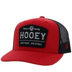 HOOEY Adjustable Snapback Trucker Mesh Back Hat 2308T-RDBK