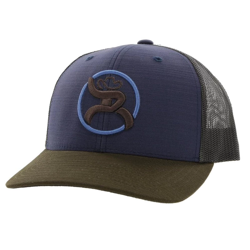Hooey Strap Roughy Navy/Olive Ball Cap 4031T-NVOL