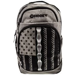 "Ox" Grey/Black Flag Hooey Backpack