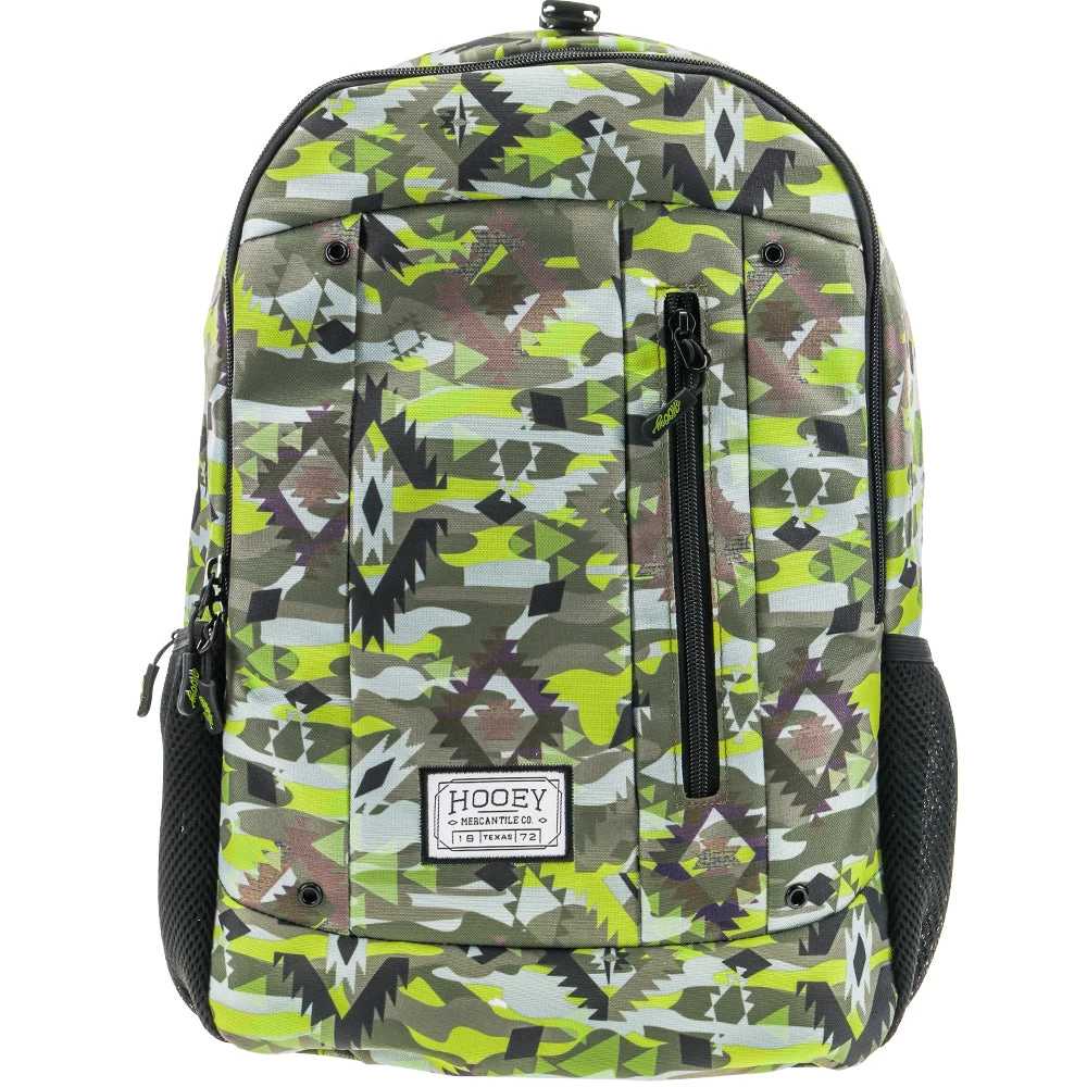 "Rockstar" Hooey Backpack Camo W/Black