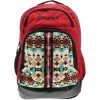 "Ox" Hooey Backpack Cream/Turquoise Aztec Pattern W/Burgundy /Black