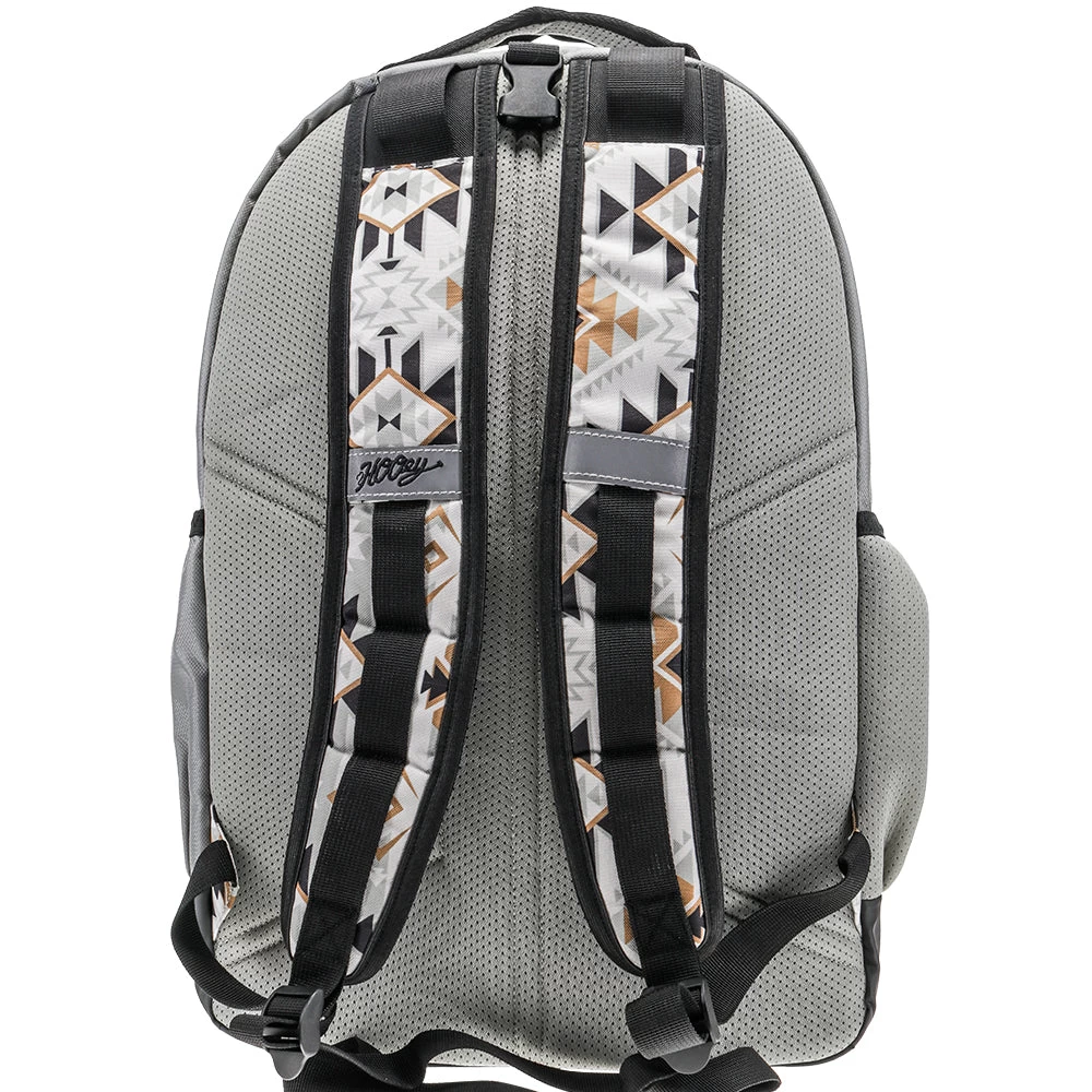 "Ox" Hooey Backpack Grey W/Charcoal /Tan - Image 2