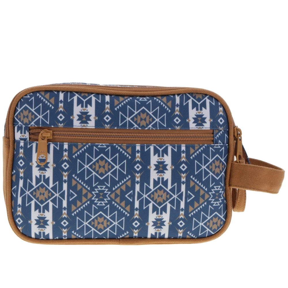 HOOey "Dopp Kit" Navy/White Aztec Pattern - Image 2