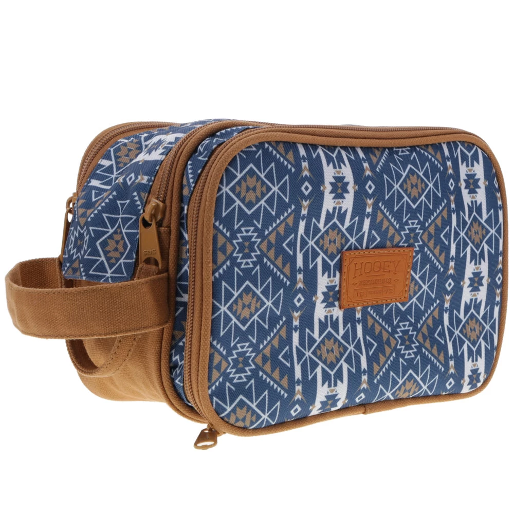 HOOey "Dopp Kit" Navy/White Aztec Pattern - Image 5