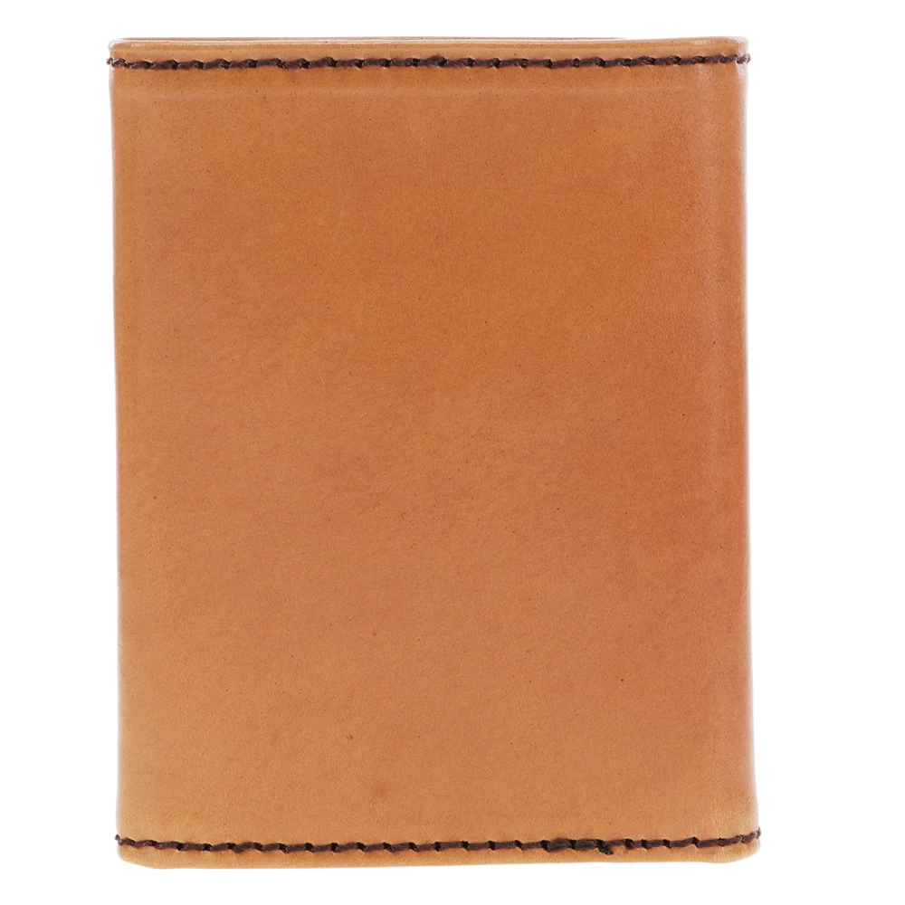 "Phoenix" Trifold Hooey Wallet Tan/Black Leather - Image 3