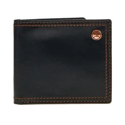 "Hooey Classic" Smooth Black Bifold Wallet