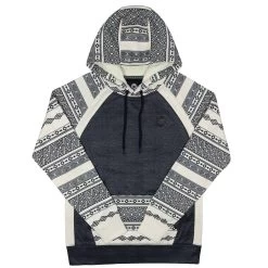 HOOey "Maya" Heather Black/Cream Hoody