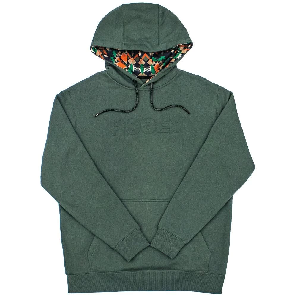 HOOey "Ridge" Green/Aztec Hoody