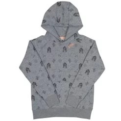 HOOey Youth "Plains" Grey W/ Black Logos Hoody
