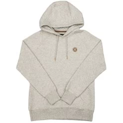 HOOey "Mogul" White W/ Quilted Pattern Hoody