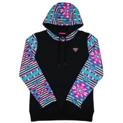 HOOey Rope Like A Girl Black/Aztec Hoody
