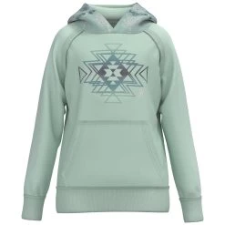 HOOey Youth "Chaparral" Hoody Teal W/Aztec