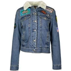 "Hooey Denim Jacket" With Patches