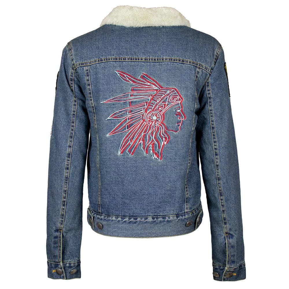 "Hooey Denim Jacket" With Patches - Image 2