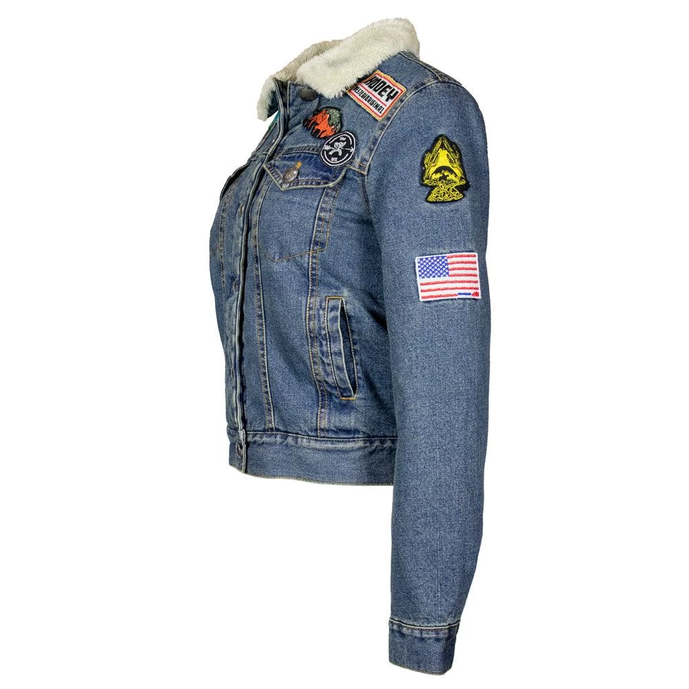 "Hooey Denim Jacket" With Patches - Image 3