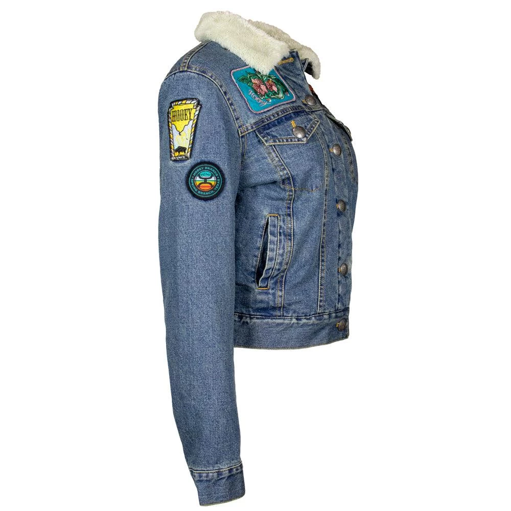 "Hooey Denim Jacket" With Patches - Image 4