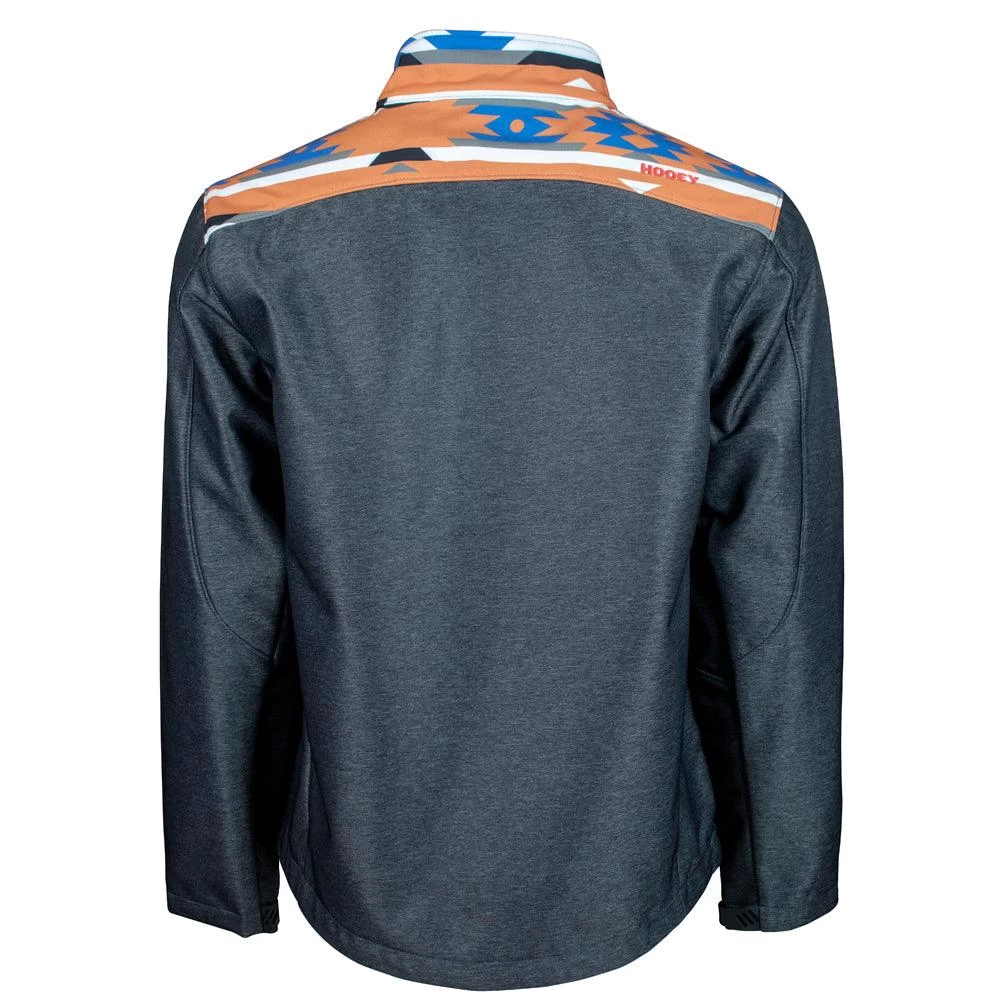 "Hooey Softshell Jacket" Charcoal - Image 2