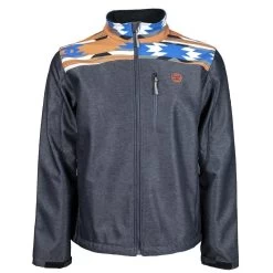 Youth "Hooey Softshell Jacket" Charcoal