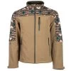Youth "Hooey Softshell Jacket" Tan W/Aztec Detailing