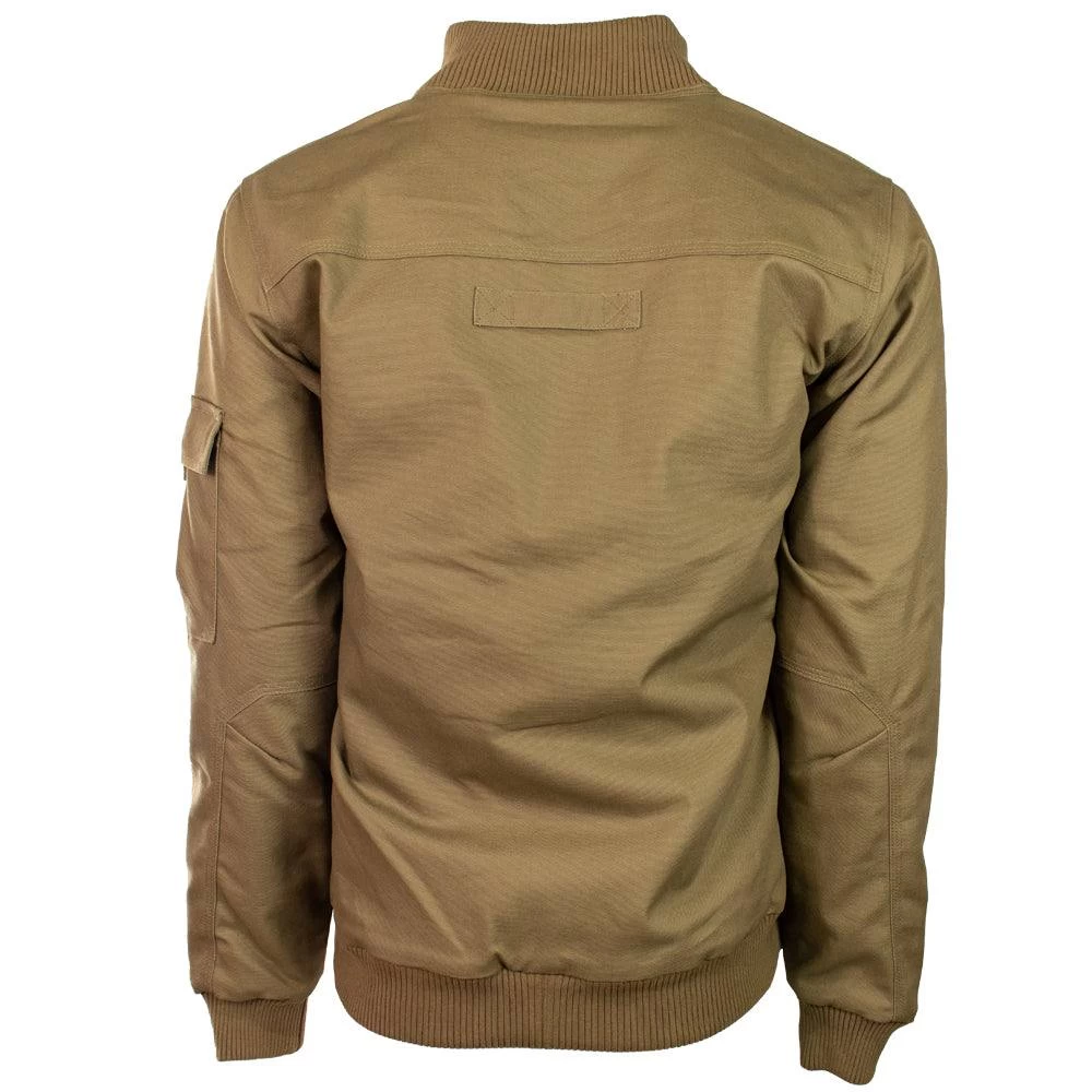 "Hooey Cargo Jacket" Tan W/ Aztec Pattern Lining - Image 2