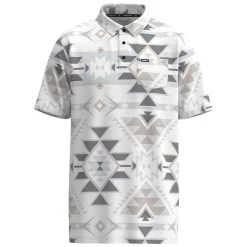 HOOey "Hot-Shot" White W/Aztec Polo