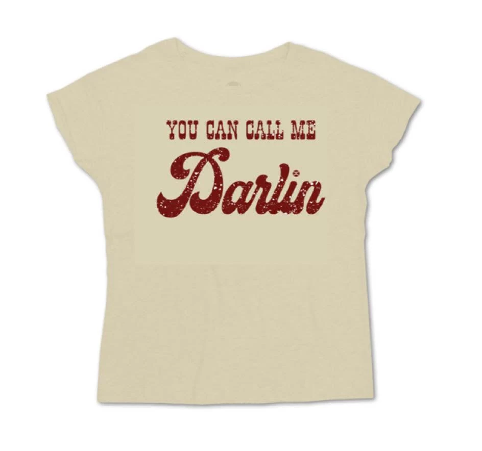 HOOey "Darlin" Cream Tee