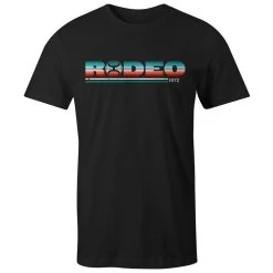 HOOey Youth "Rodeo" Black T-shirt W/Serape