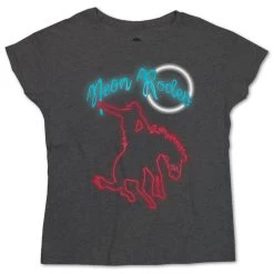 HOOey "Neon Rodeo" Charcoal T-shirt