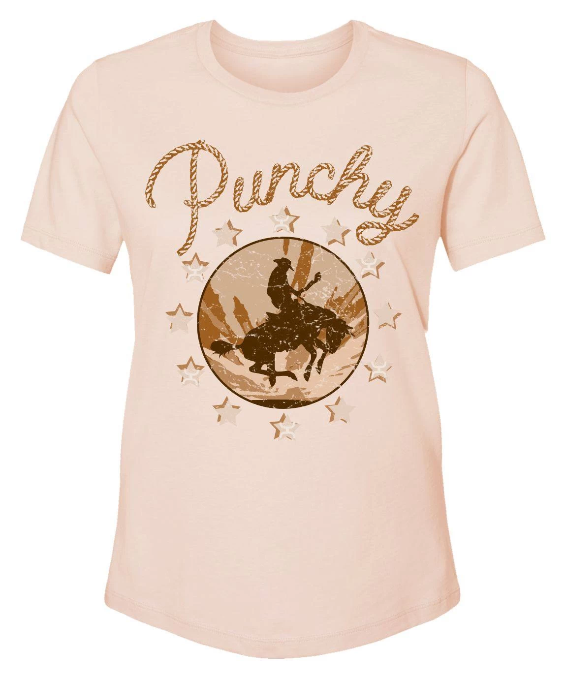 HOOey "Punchy" Peach T-shirt