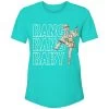 HOOey "Bang Bang Baby" Turquoise W/White Logo T-shirt