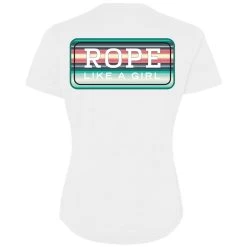 HOOey "Bodega" White W/Teal/Peach Logo T-shirt