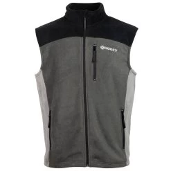 Youth "Hooey Fleece Vest" Charcoal W/ Grey/Black Accents