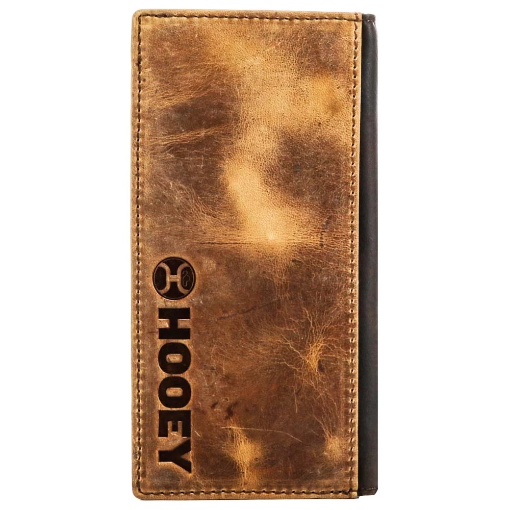 HOOey "HOG " Tan & Brown Leather Rodeo Wallet - Image 2