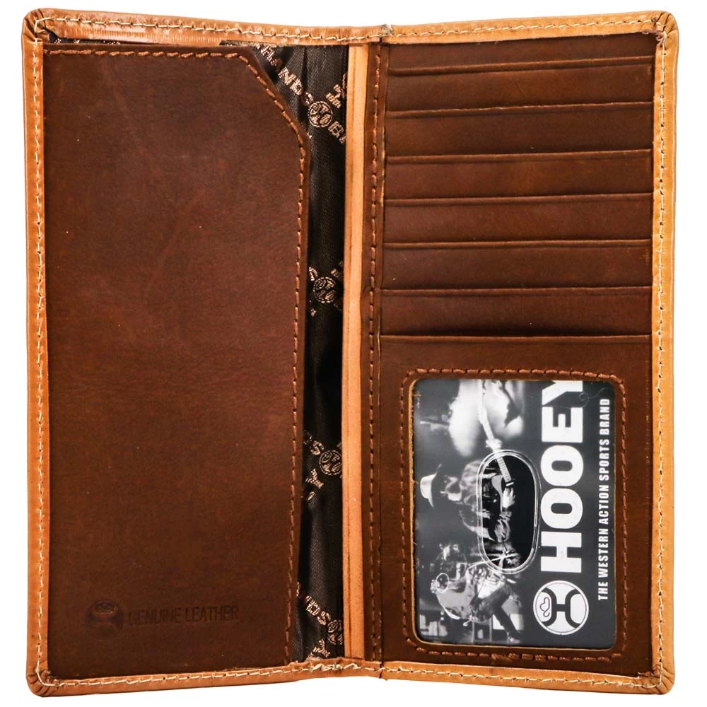 "Anhalt" Rodeo Hooey Wallet Tan / Floral - Image 3