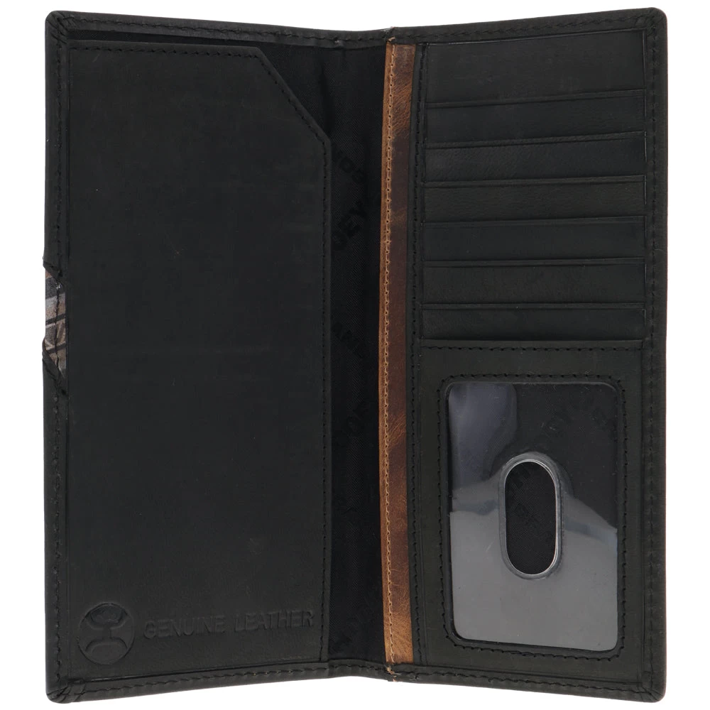 "Hooey Original " Rodeo Wallet Black W/Lakota Print - Image 3