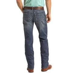 HOOey "Medium Wash" Revolver Slim Straight ReFlex Stretch Jeans