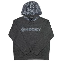 HOOey "Lock-Up" Grey W/ White Logo Hoody