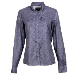 HOOey SOL Ladies Long Sleeve Violet/Western Floral Pattern