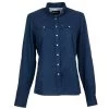 HOOey "Sol" Ladies Navy Long Sleeve Pearl Snap Shirt