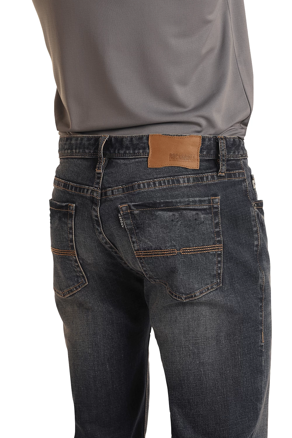 HOOey "Dark Vintage" Slim Fit Straight Bootcut Jeans