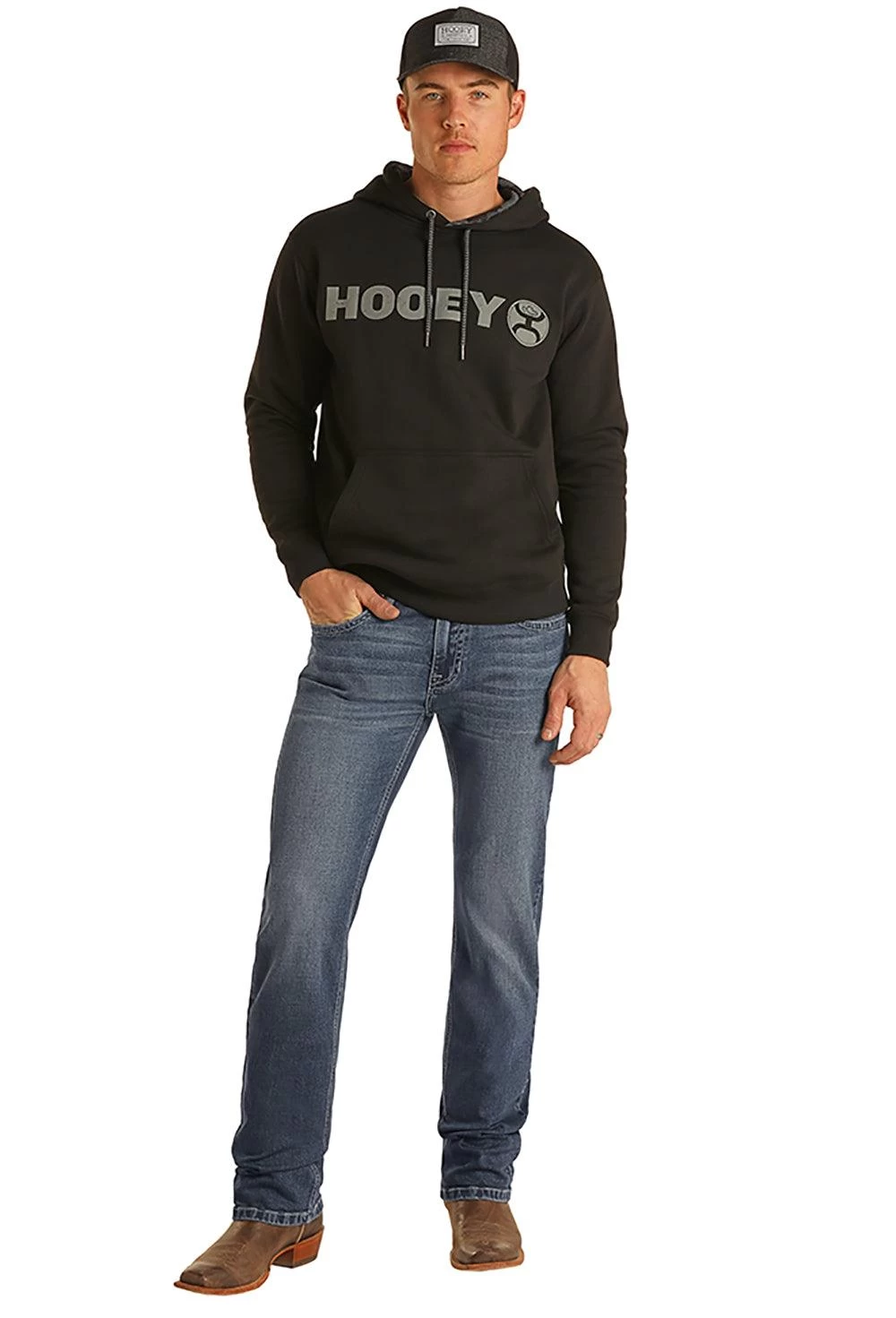 HOOey "Medium Vintage" Reflex Revolver Slim Straight Jeans - Image 2