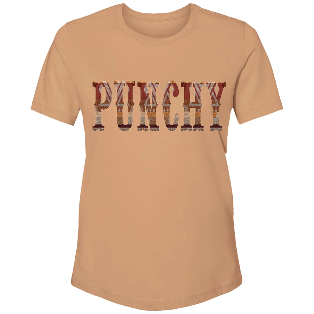 HOOey "Straight Punchy" Sienna W/Punchy Logo T-shirt