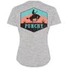 HOOey Youth "Ranchero" Grey W/Teal/Orange Logo T-shirt