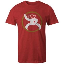 HOOey Youth "Roughy 2.0" Red W/Mustard/White Logo T-shirt
