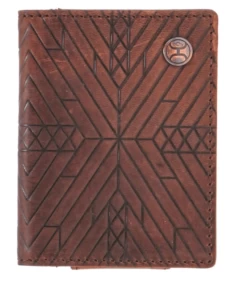 Hooey Men's Bi-Fold Wallet With Money Clip HFBF005-BR