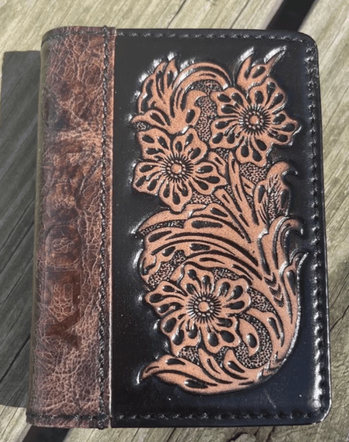 Hooey Men's Bi-Fold Wallet With Money Clip HFBF015-BRTN