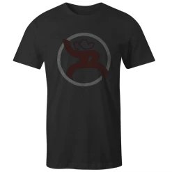 Hooey Men's "Roughy 2.0" Charcoal Short Sleeve Tee RT1506CH